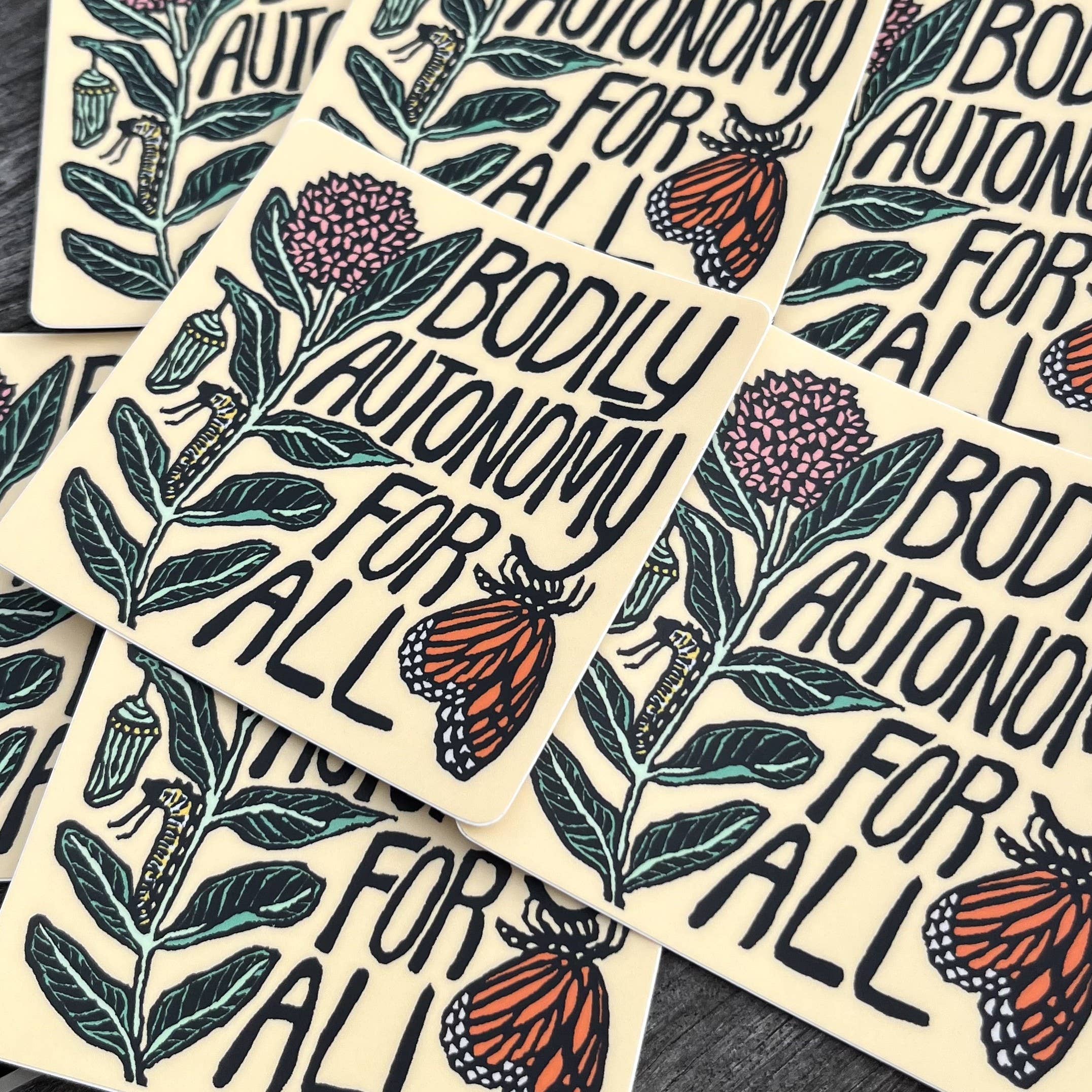 Bodily Autonomy For All Sticker