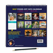 2027 Pissed-Off Cats Wall Calendar