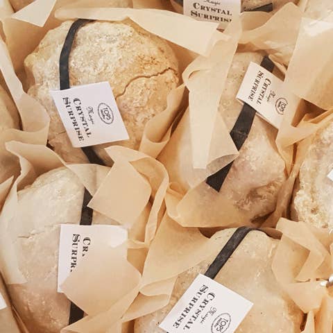 Crystal Geode Surprise – A Natural Treasure with a Hidden Message