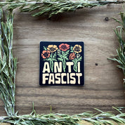 Anti Fascist Flower Sticker