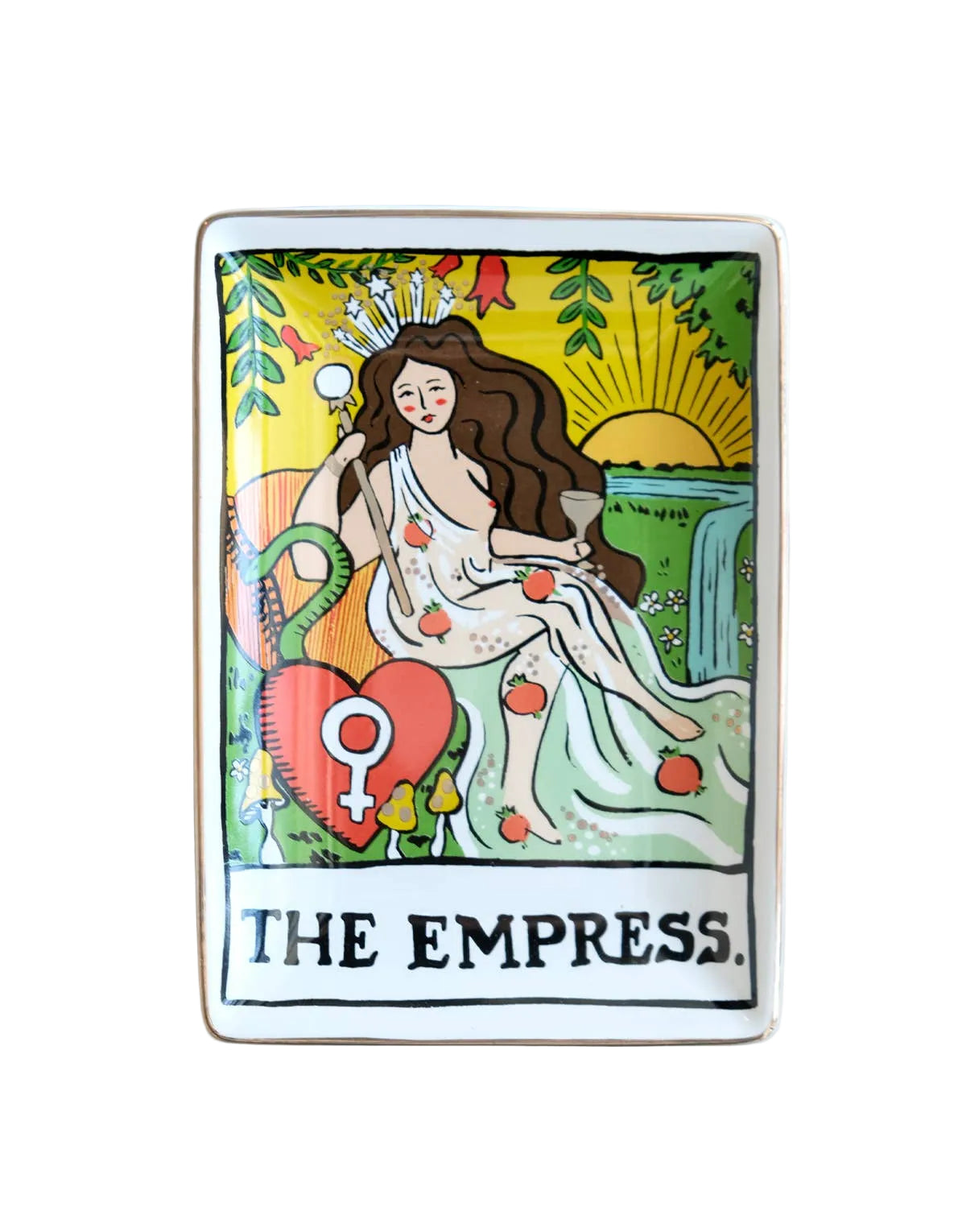 Porcelain Trinket Dish | The Empress Tarot