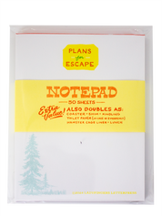 Plans for Escape Risograph Notepad