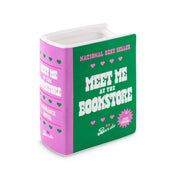 Ceramic Book Vase - Meet Me At The Bookstore