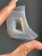 Druzy Agate Moon