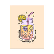 Mercury's in Lemonade or Something Framed Art Print