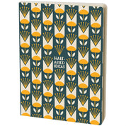 Half-Assed Ideas Retro Floral Lined Journal