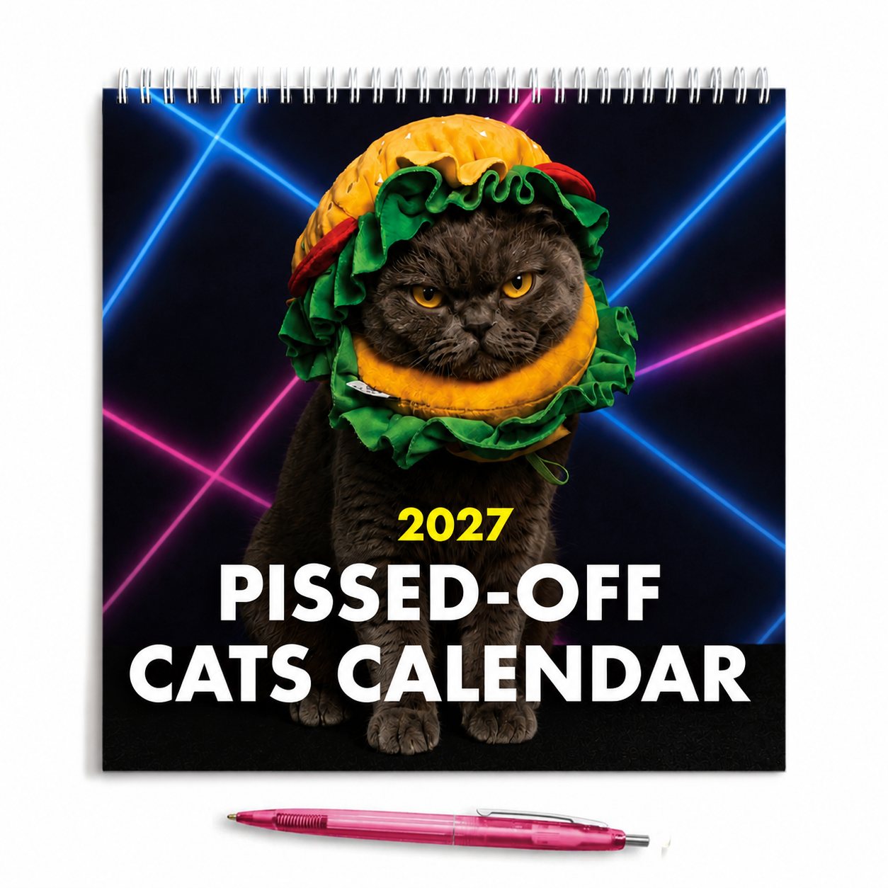 2027 Pissed-Off Cats Wall Calendar