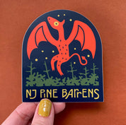 NJ Pine Barrens Jersey Devil Vinyl Sticker