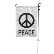 Peace Sign Garden Flag