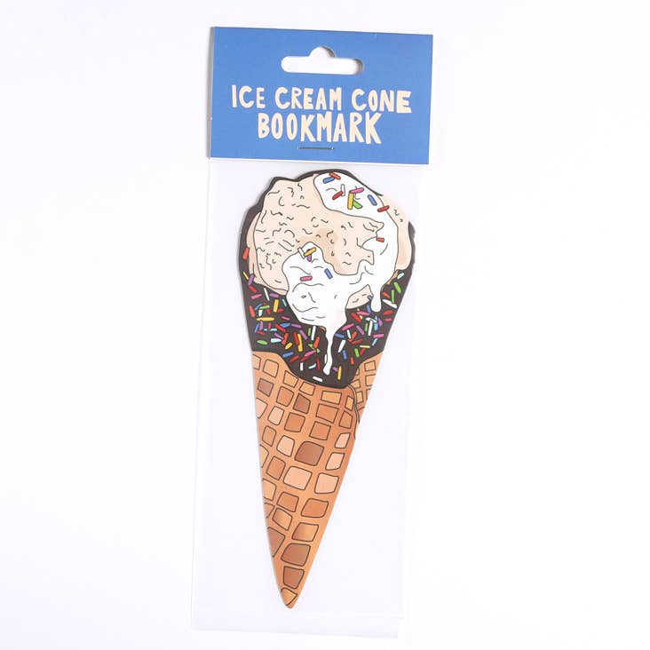 Ice Cream Cone Die Cut Bookmark