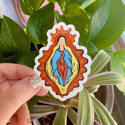 Holey Mary Vinyl Sticker