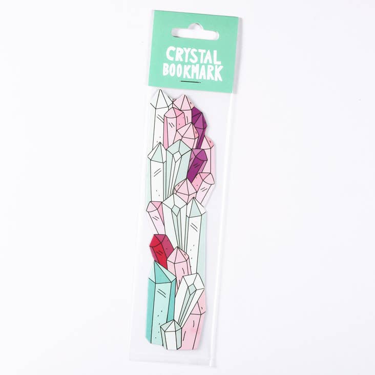Crystal Cluster Die Cut Bookmark