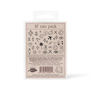 Lil' Tats Hand-Drawn Temporary Tattoo Pack