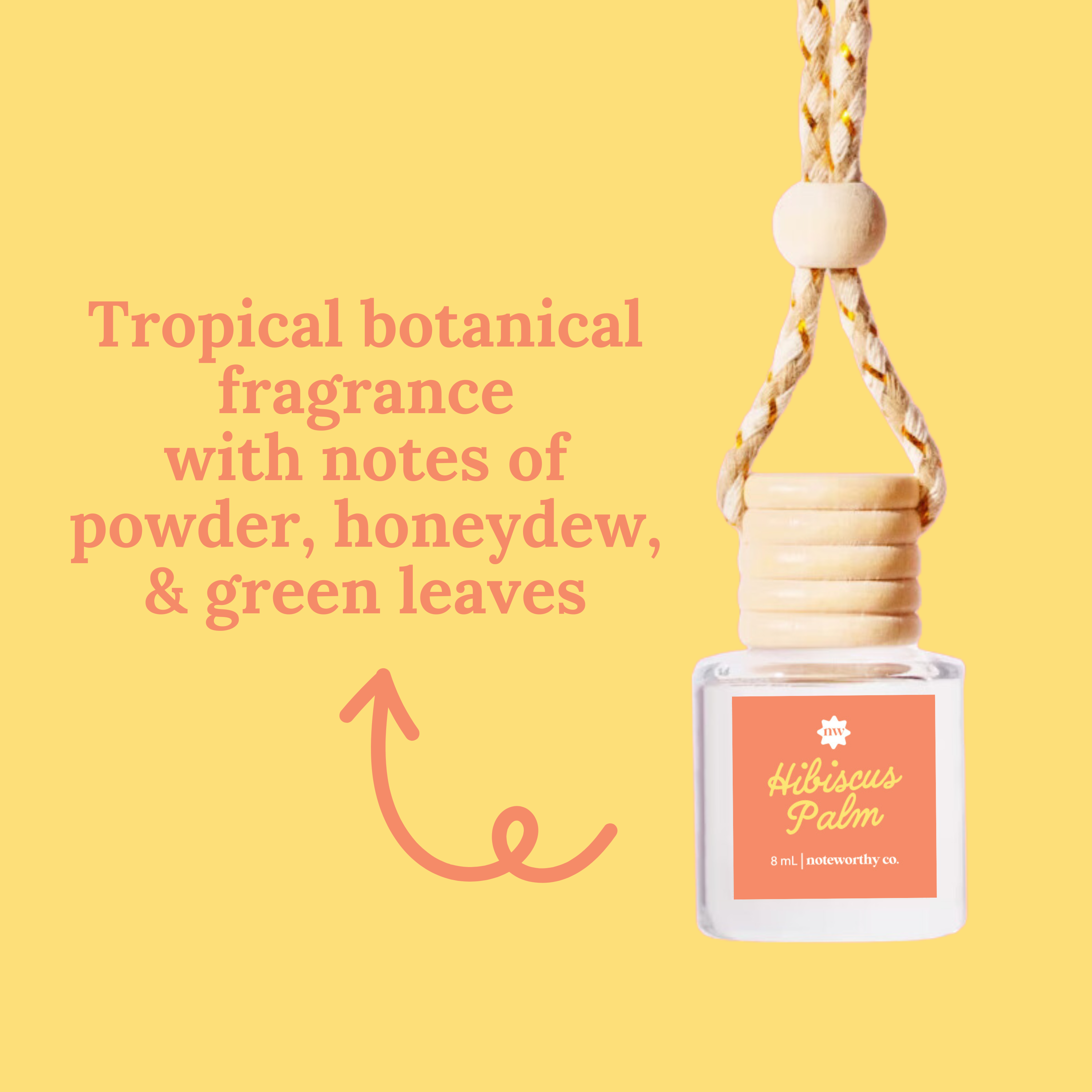 Car Diffuser Hibiscus Palm