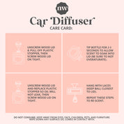 Hanging Essential Oil Diffuser - 15+ Scents
