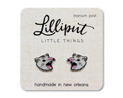 Opossum Earrings