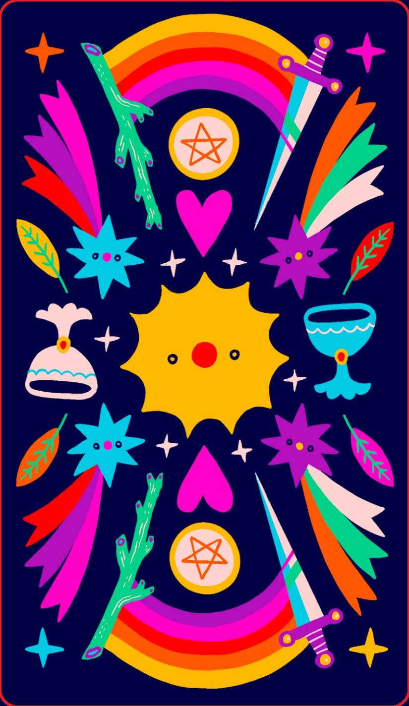 Rainbow Tarot – 78 Cards & Guidebook