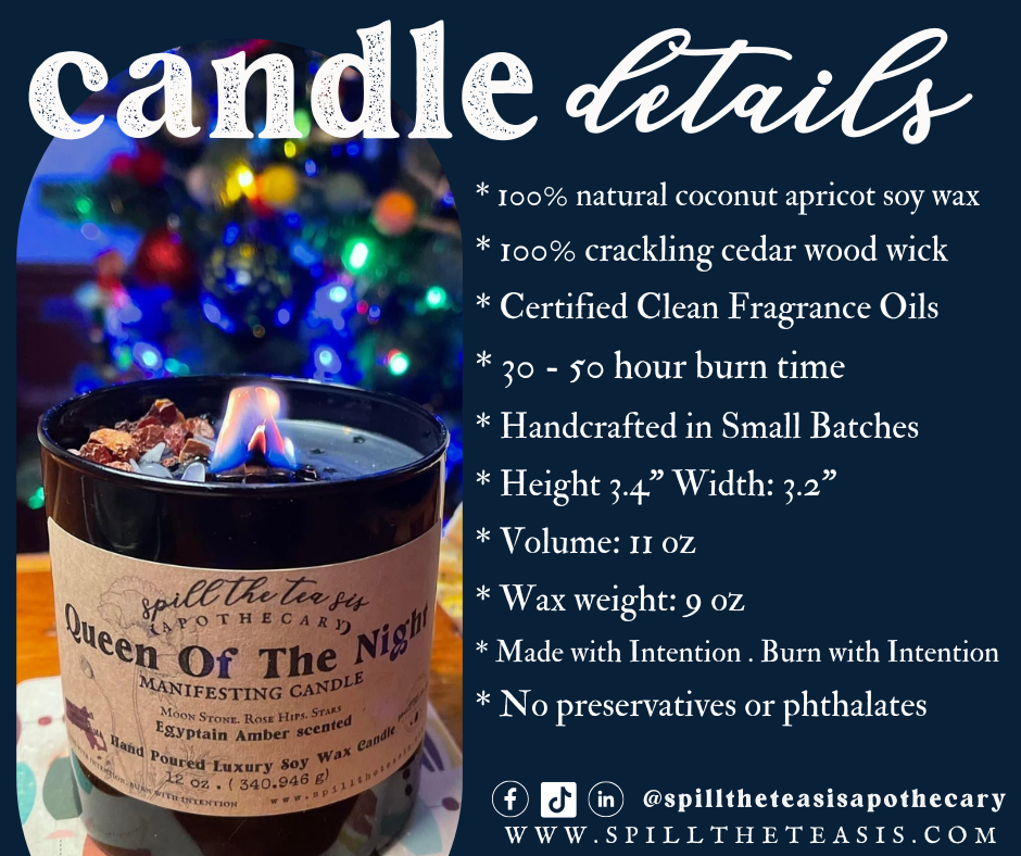 May The Bridges I Burn Light My Way Crystal Intention Candle
