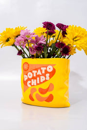 Ceramic Vase - Potato Chip Bag