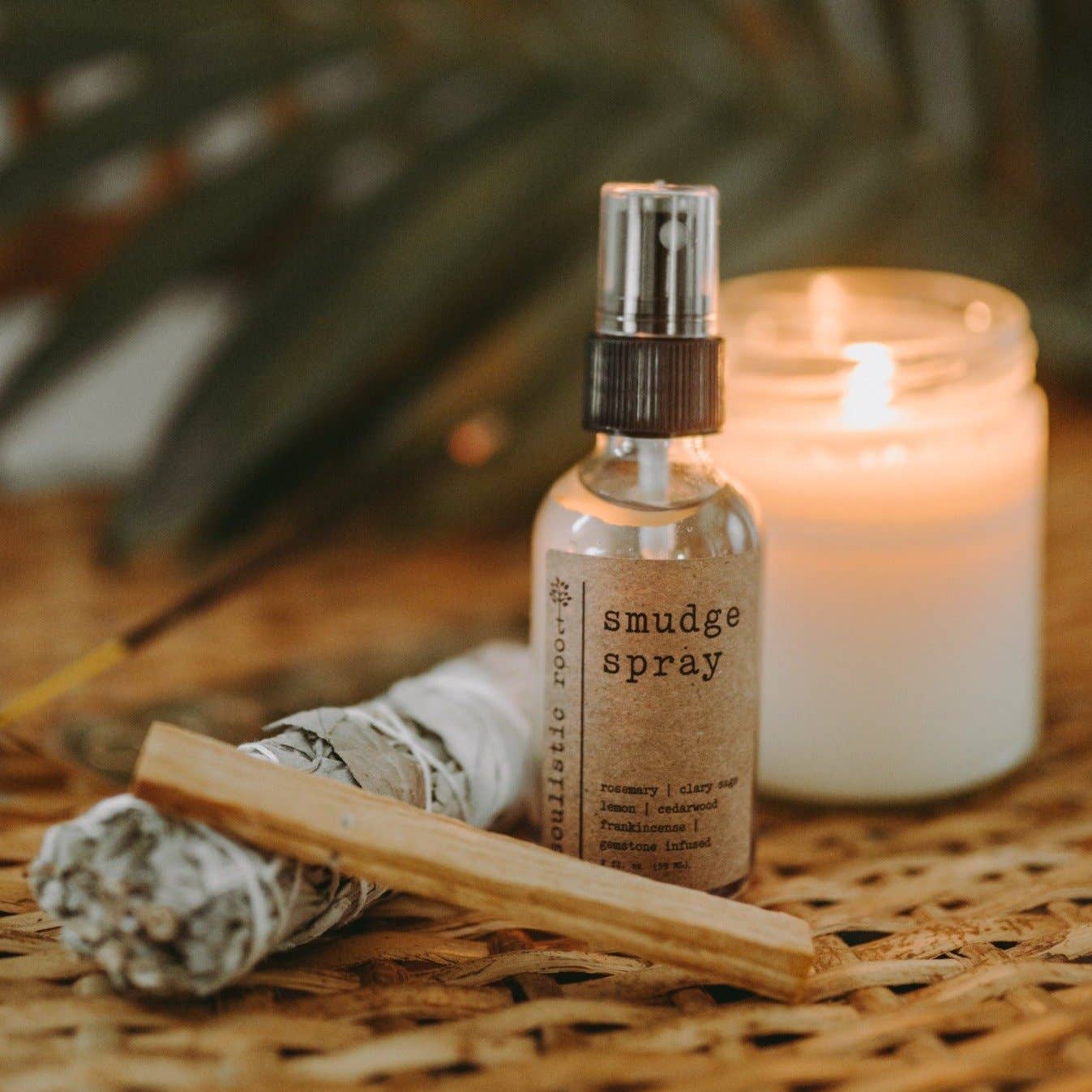 Smudge Spray with Amethyst