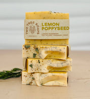 Lemon Poppyseed Bar Soap – Fresh Citrus (Vegan, Palm-Free)