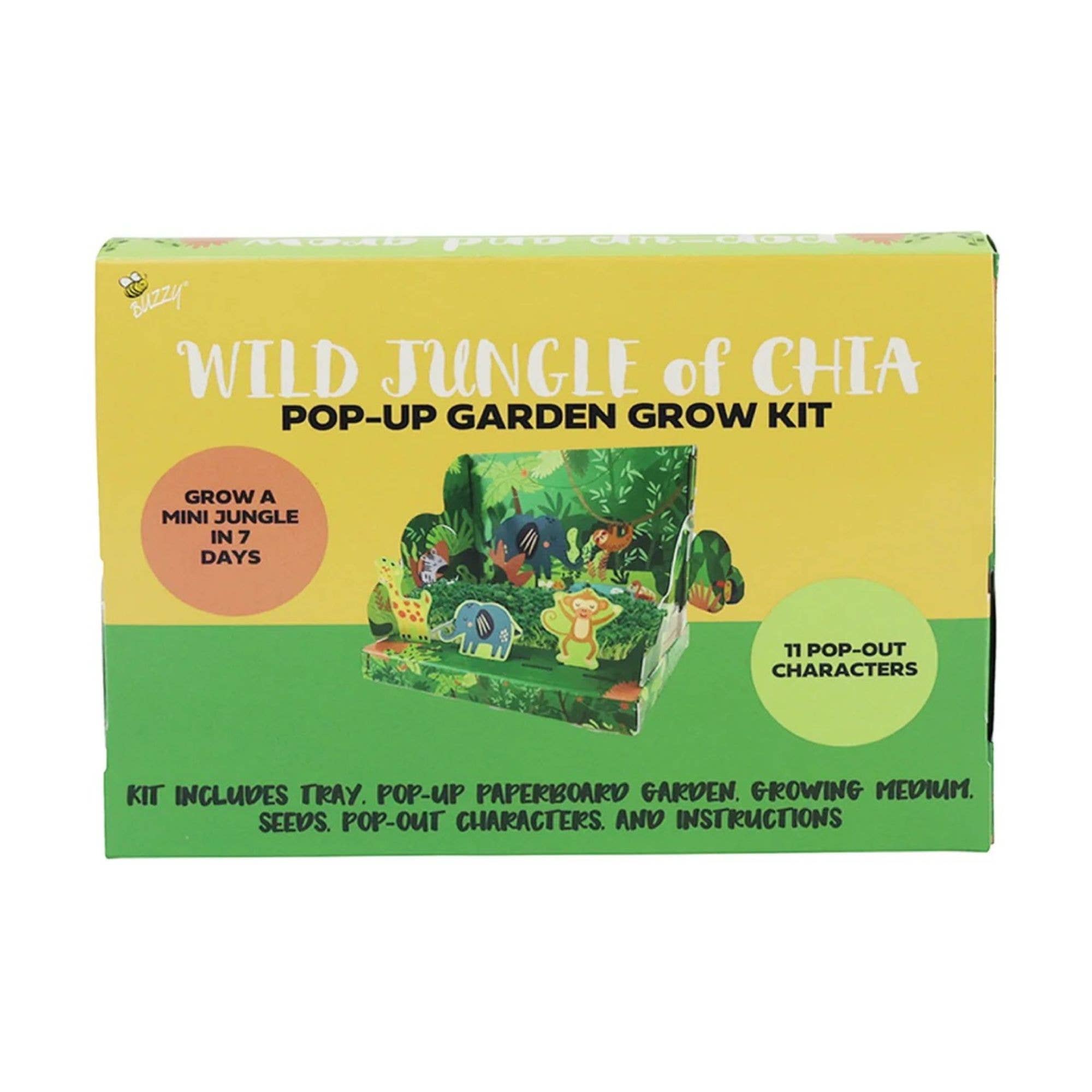Wild Jungle of Chia Pop-Up Garden Grow Kit