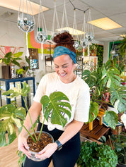 Lilac Market Headband: Wanna See My Plants? (Non-Slip, Ultra-Soft, 3-in-1 Twist Style)