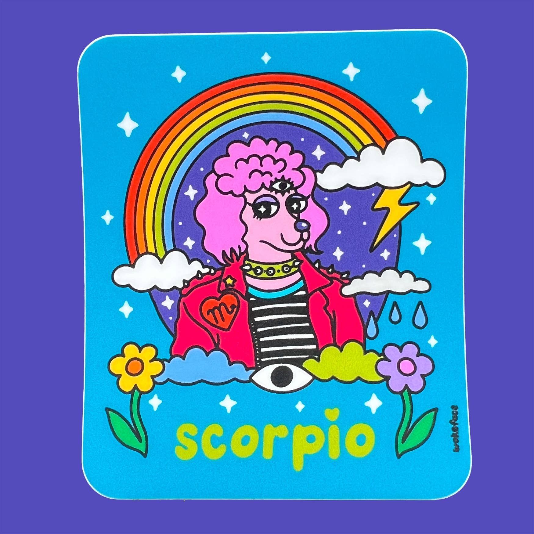 Wokeface Scorpio Zodiac Vinyl Sticker