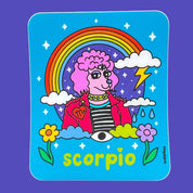 Wokeface Scorpio Zodiac Vinyl Sticker