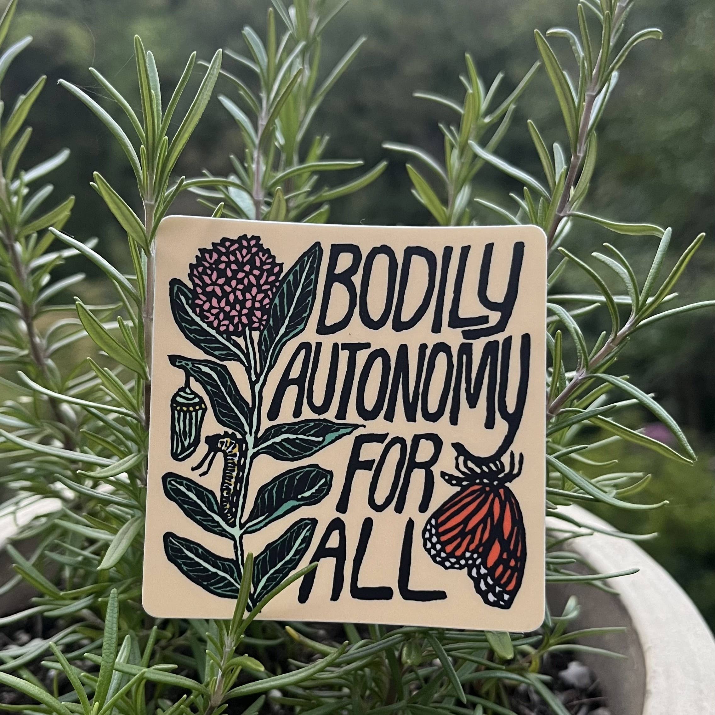 Bodily Autonomy For All Sticker
