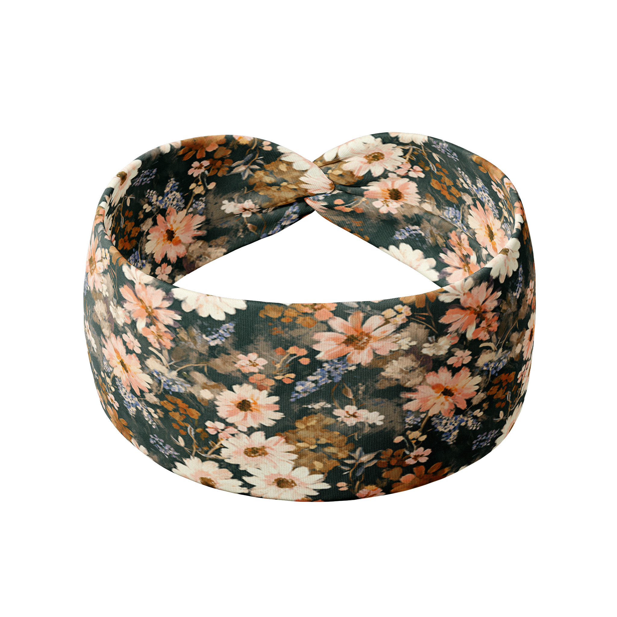 Lilac Market Headband: Sienna Floral (Non-Slip, Ultra-Soft, 3-in-1 Twist Style)