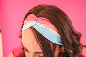 Lilac Market Headband: Joyful Vibes (Non-Slip, Ultra-Soft, 3-in-1 Twist Style)