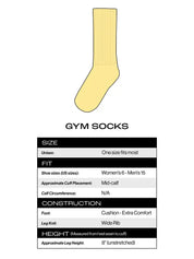 Book Slut Gym Crew Socks