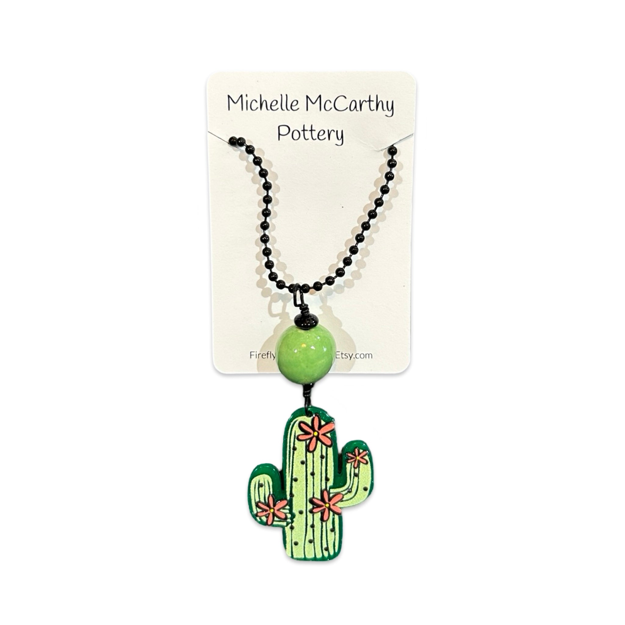 Groovy Necklaces by Michelle McCarthy Pottery