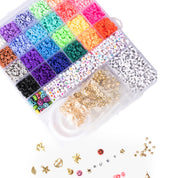 Multicolor Beads and Charms DIY Kit