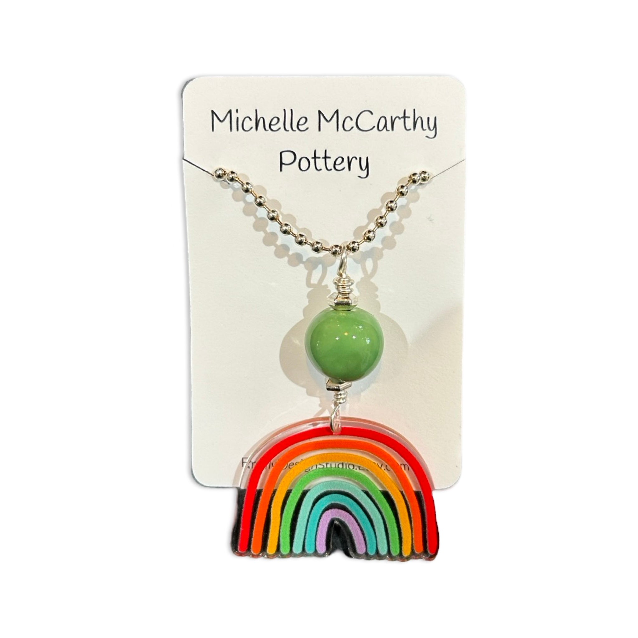 Groovy Necklaces by Michelle McCarthy Pottery