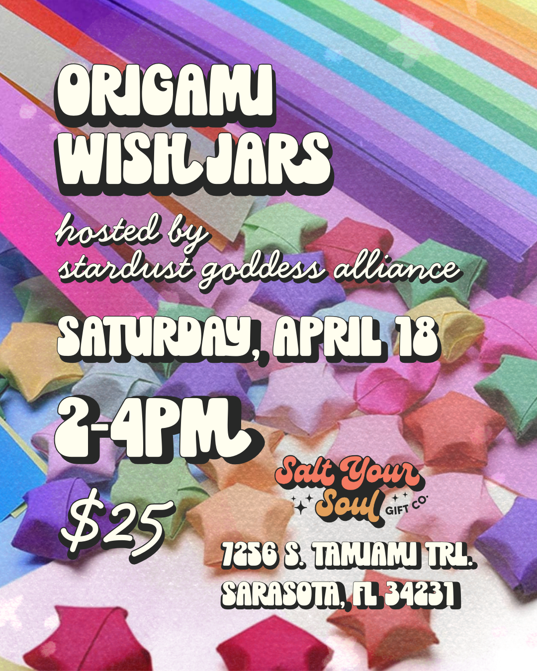Origami Wish Jar Workshop: April 18