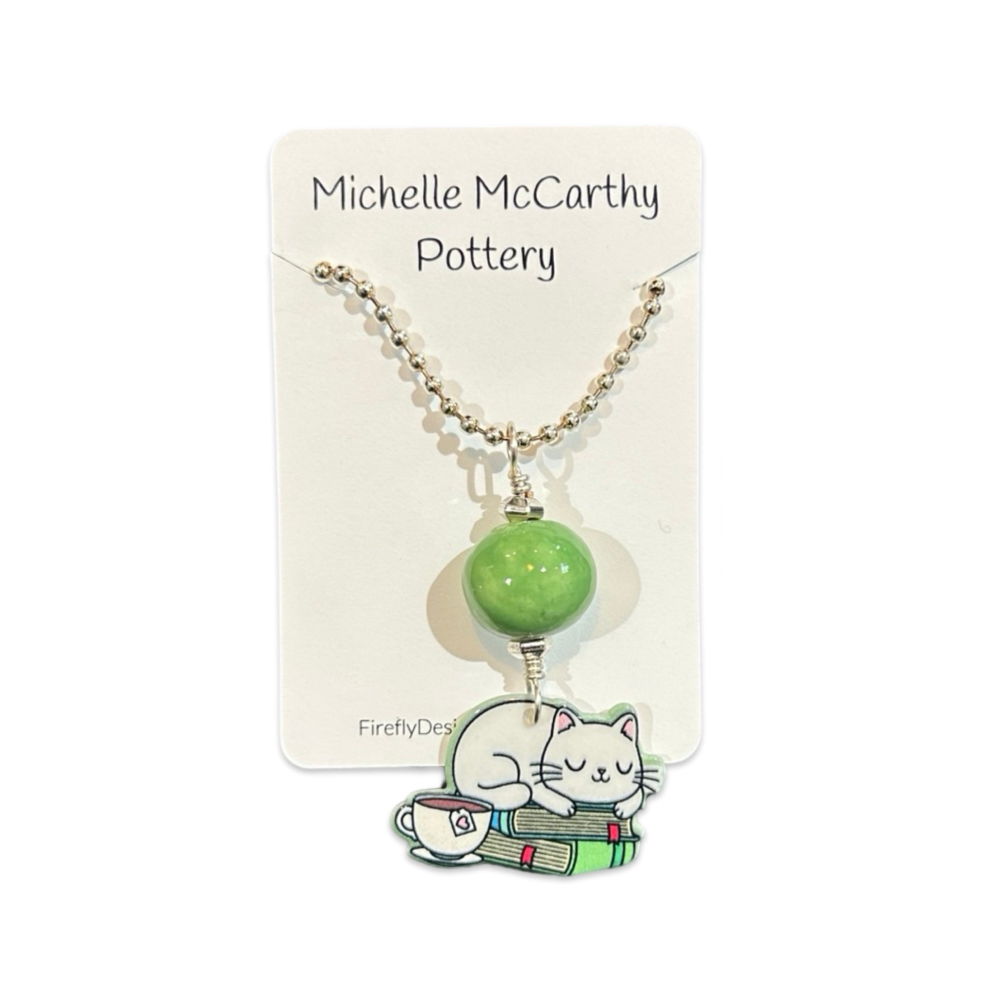 Groovy Necklaces by Michelle McCarthy Pottery