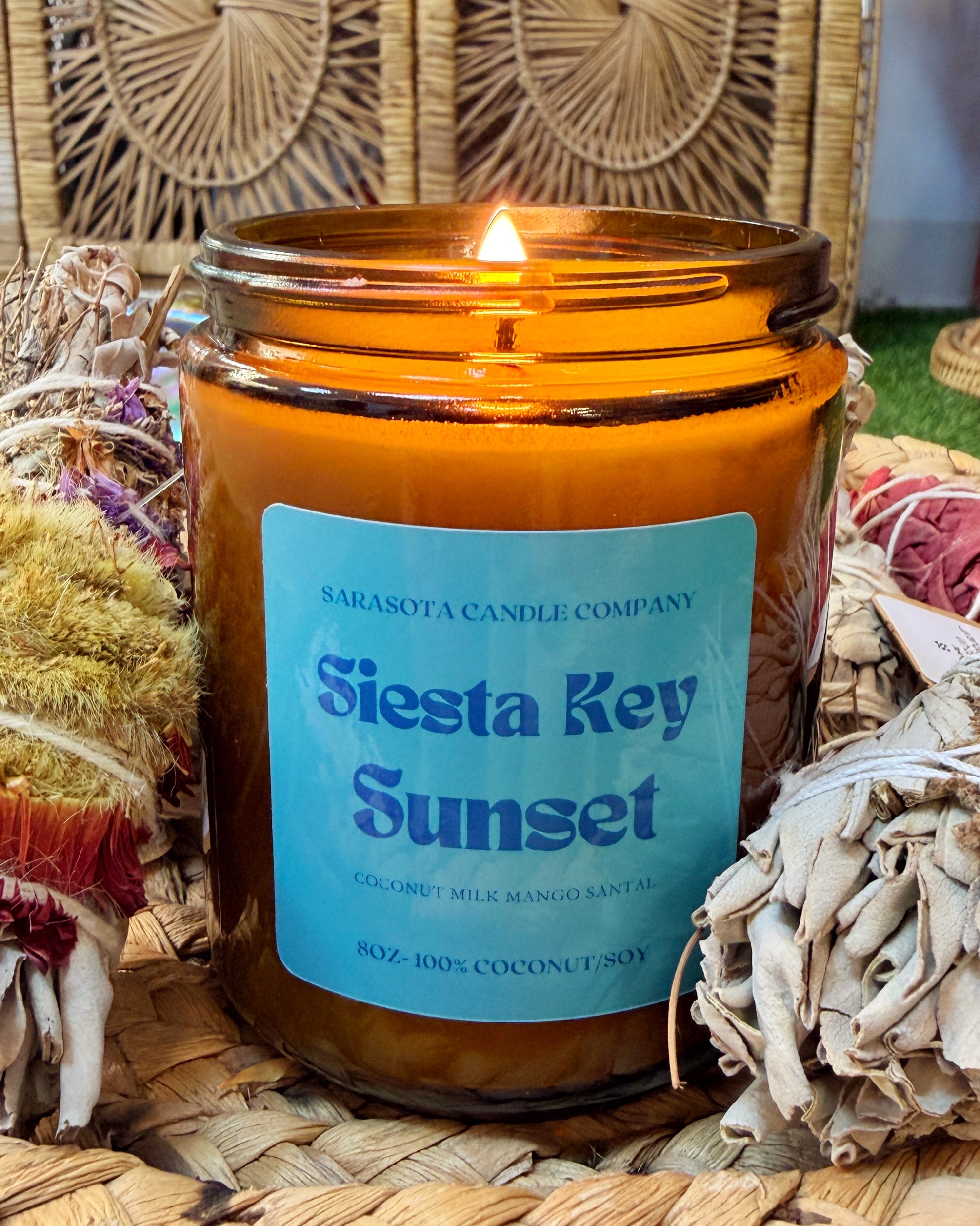 Siesta Key Sunset Candle