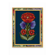 Artistic Rehab Folk Art Red Poppy