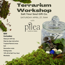  April 27: Terrarium Workshop with Pilea Plants & Things