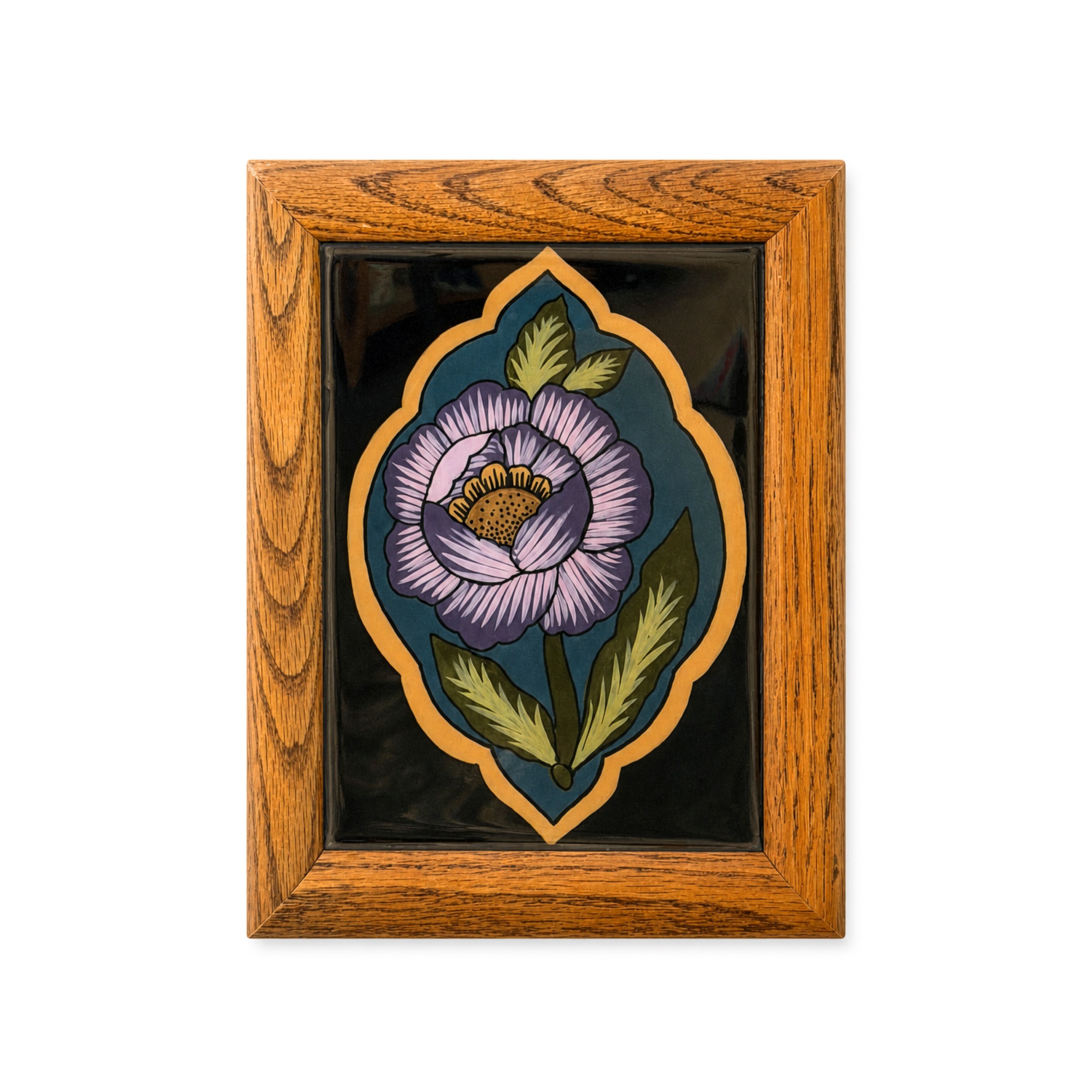 Artistic Rehab Lavender Peony Folk Art