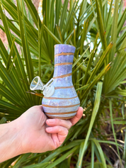 Ceramic Bong - Purple Twist by Robinina