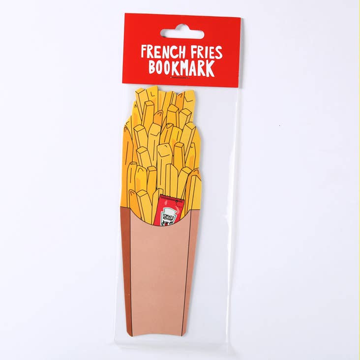 French Fries Die Cut Bookmark