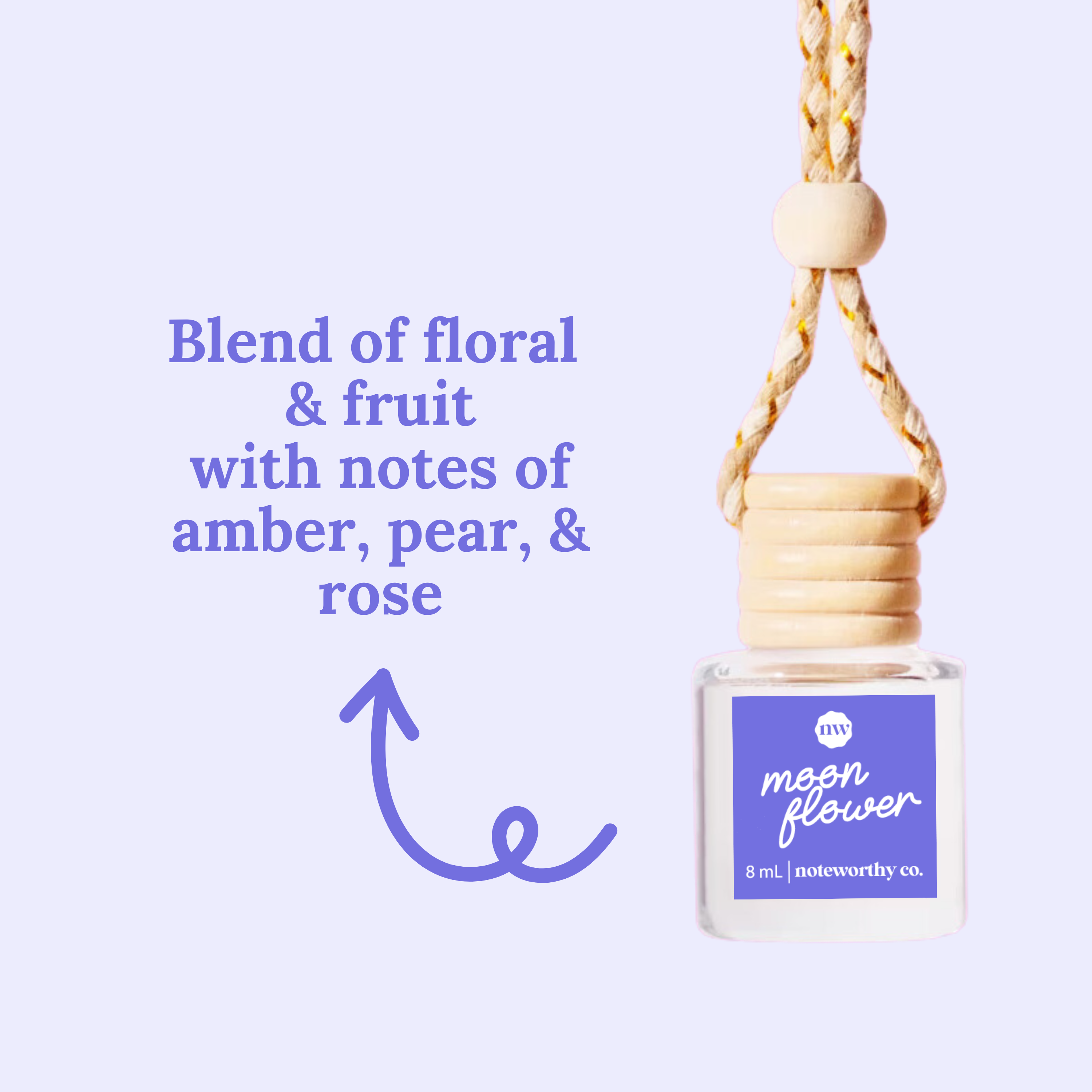 Hanging Essential Oil Diffuser - Moonflower