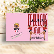 Fabulous AF Funny Compliment Card