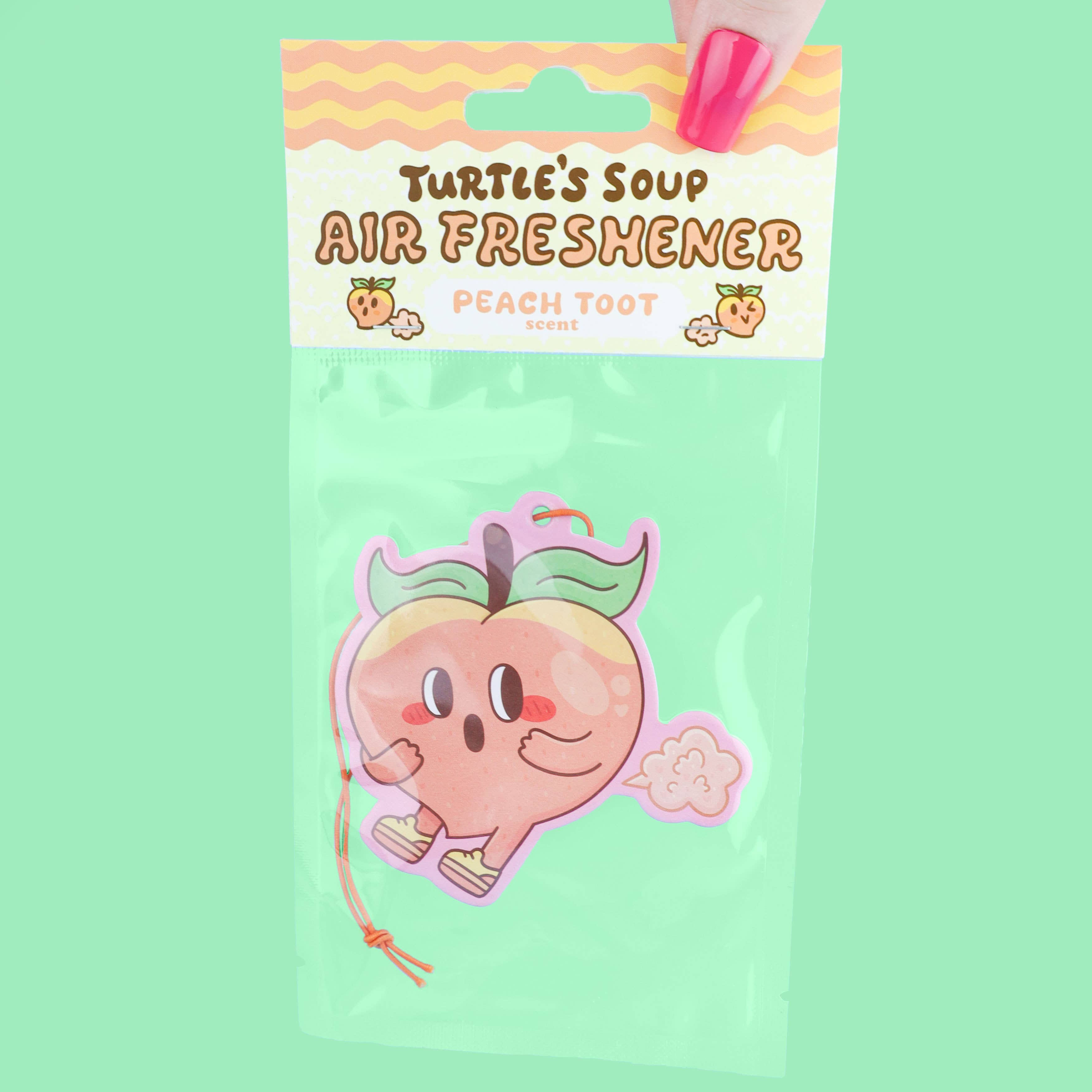 Peach Toot Fresh Peaches Air Freshener