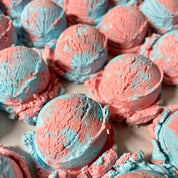 Black Raspberry Vanilla Ice Cream Scoop Solid Bubble Bath