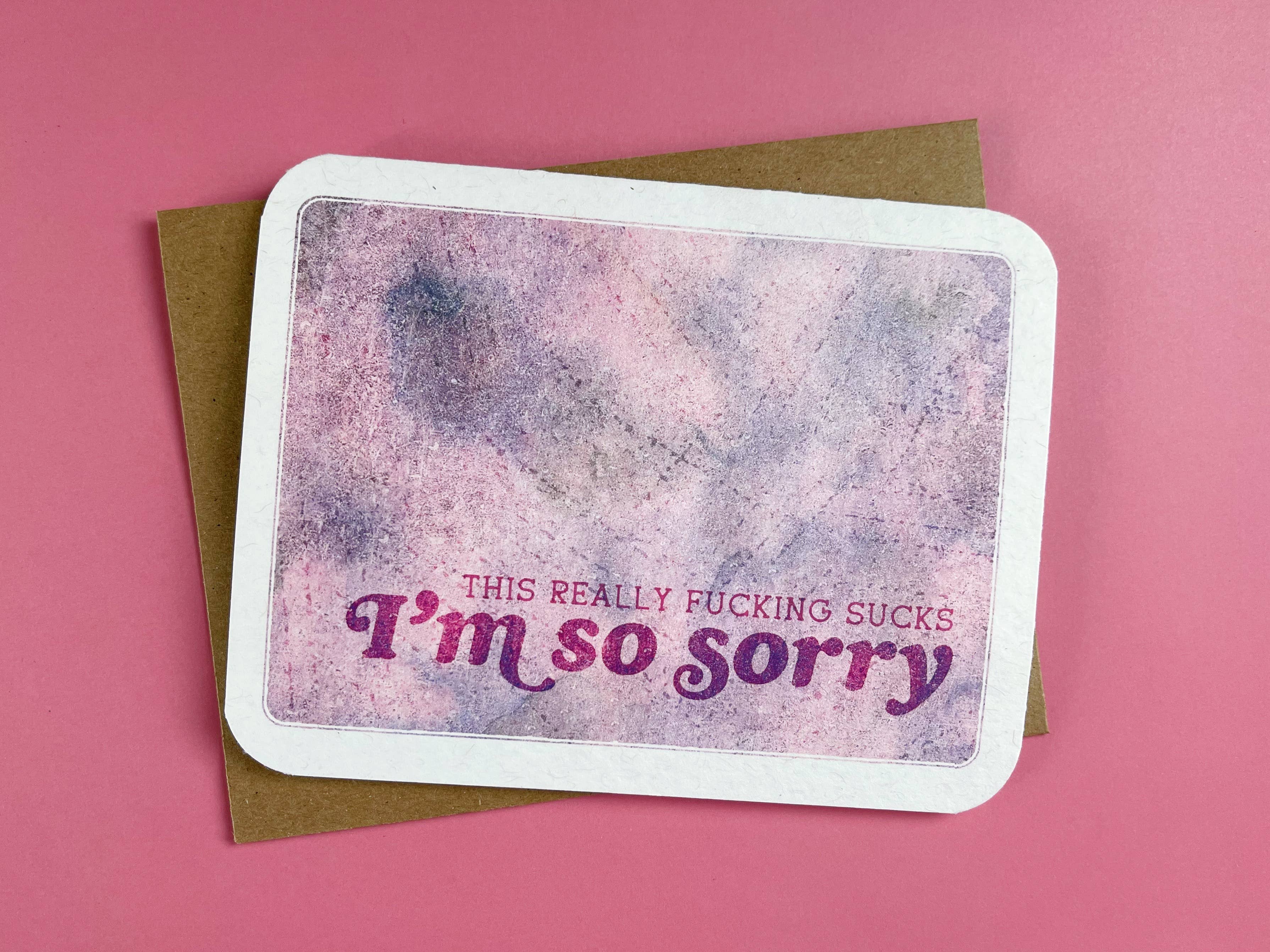 I'm So Sorry Sympathy Card