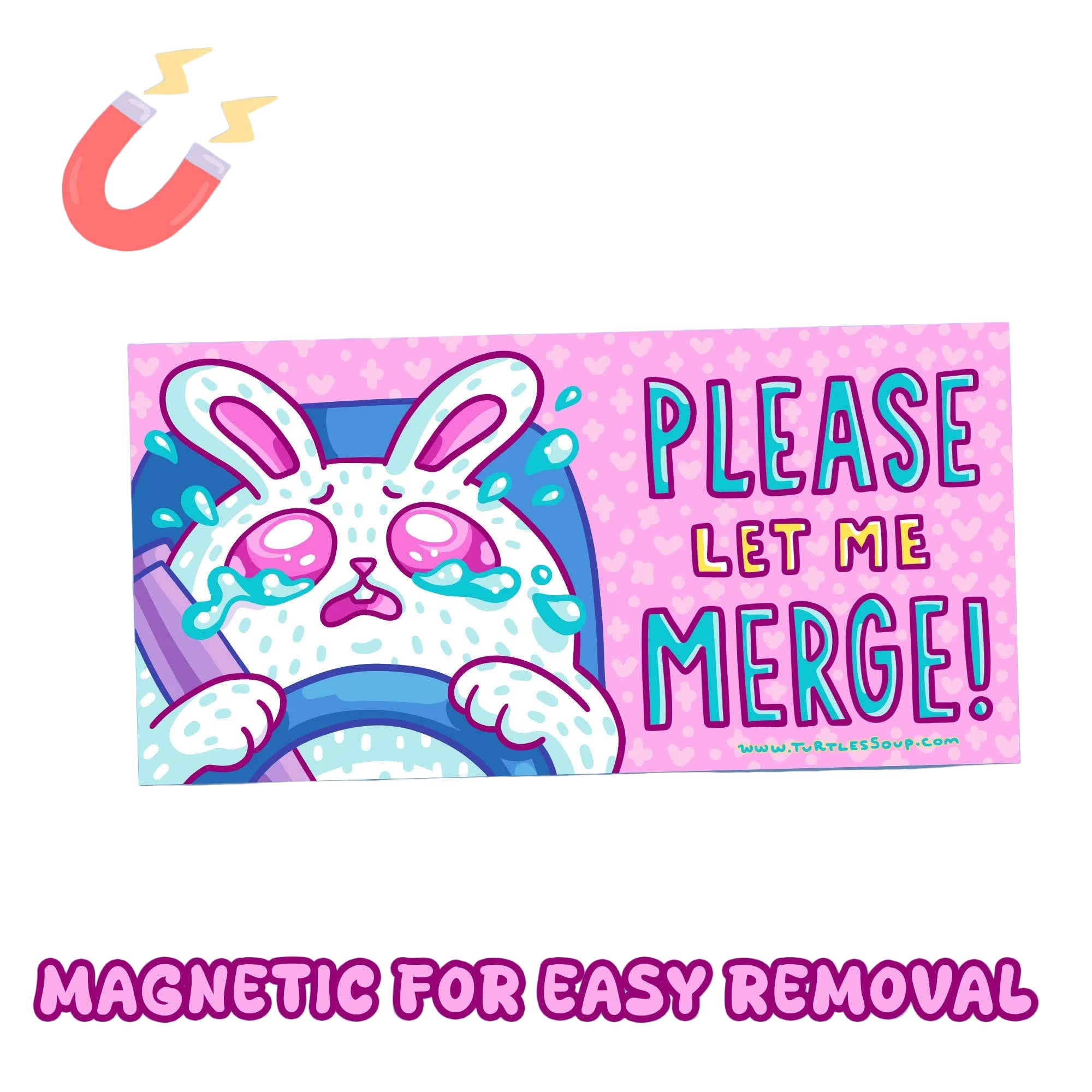 Please Let Me Merge Car Magnet